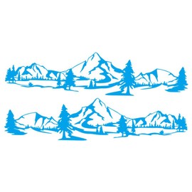 iplusmile 1set Car Side Decoration Stickers Pine Tree Decals for Smooth Auto Body Graphics for Unique Vehicle to Apply