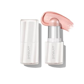 SHEGLAM Bálsamo Brillante Highlighter en Barra Crema Leche Maquillaje para Cara - Rosa Satinado