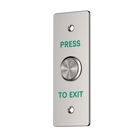YUHANUS Push to Exit Button for Door Access Control Waterproof Stainless Steel Shell 4 Contact Output, 769894490860