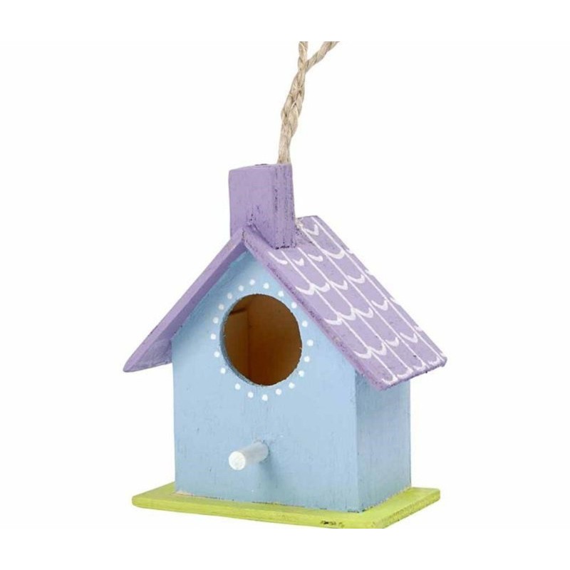 6 Wood Mini Birdhouses to Decorate for Bird Box Crafts