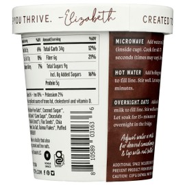 Purely Elizabeth, Oatmeal Cup Superfood Dark Chocolate Chunk, 1.76 Ounce