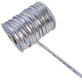 Cinta de borde de piel sintético de 50 yardas, cinta de borde de piel sintético, cinta de coser de borde de piel sintética, carrete continuo a granel para costura de ropa, manualidades de piel