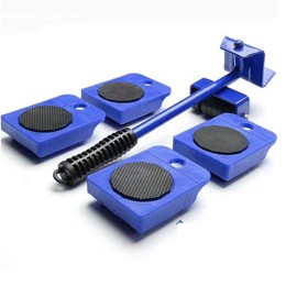 Easy to Use Large Furniture Wheel Sliders - Appliance Lifter and Mover Tool Set - Heavy Duty Roller Move Tools for Home and Office - Avoid Getting Hurt Lifting or Moving Heavy Objects - Smart Lifting