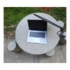 rejopfad Laptop Sun Shade for Working Outside - Heat Reflective,