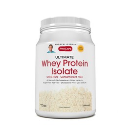 ANDREW LESSMAN Ultimate Whey Protein Isolate 50 Servings - Supports Workout Recovery and Lean Muscle Non-GMO, No Added Flavors, Fat-Free, Sugar and Sweetener-Free, Certified Kosher. No Additives