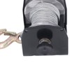 Electric Winch, 24V 2000LBS Load Capacity Electric Steel Cable ATV
