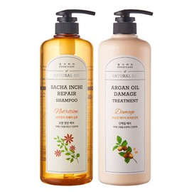 braided hair Daenggi Meori Herbal Sakai Inki Repair Shampoo + Argan Oil Treatment, 1 Set / 댕기머리 허벌 사카잉키 리페어 샴푸 +아르간오일 트리트먼트, 1세트