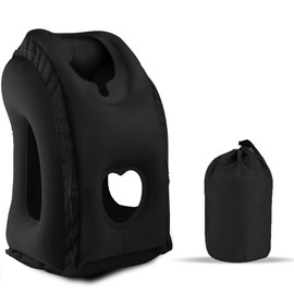 Inflatable Travel Pillow Pack Inflatable Nap Pillow Inflatable Travel Pillow Inflatable Airplane Neck Pillow Avoid Neck and Shoulder Pain Inflatable Travel Neck Pillow Airplane Pillow Travel Handy