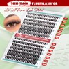 FADVAN Individual Cluster Lashes 280pcs 30D+40D Mixed Natural Eyelash Clusters