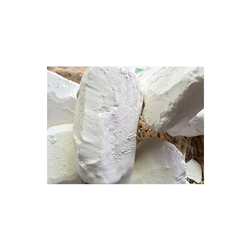 UCLAYS GRAY clay chunks natural for eating (food), 7 oz