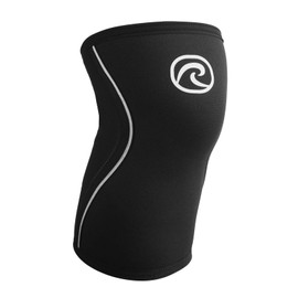 Rehband Knee Support for Weight Training, Knee Support for Cross Fit and Heavy Training, Knee Sleeve Made of 5 mm Neoprene, Available in Many Colours and Sizes, Unisex, Colour: Black, Pack of 1, Size: XXL