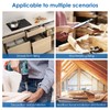 NEMTMCUA 2 Pcs Drawer Front Installation Clamps,Zinc Drawer Fixing Clips,Adjustable