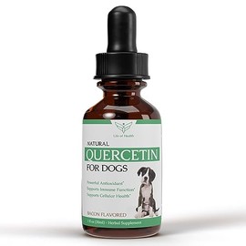 Quercetina para perros – Quercetina para alergias de perros – Apoya el sistema inmunológico, respiratorio, salud de la piel y más – Soporte para alerg