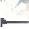 Woodworking Scribing Ruler Marking Measuring Gauge Tshaped Multifunctional Carpentry Tool