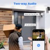 Hiseeu Solar Wireless Security Camera, 2.4G WiFi, Full HD Night
