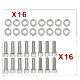 xinyee BBC INTAKE MANIFOLD BOLTS STAINLESS STEEL KIT Replacement for CHEVY GM 396 402 427 454 BIG BLOCK