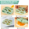 Spmarkt 2-Pack Dinosaur Silicone Mold, Multi-Purpose Jello Molds for Kids,