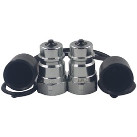 2 Pcs- Ag Type Poppet Valve ISO5675/ISO7241-A Plug Hydraulic Quick Connect Male Coupler LSQ-S1-04PF 1/2'' NPT