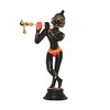 Vrindavan Shopi Brass Ashta Dhatu Lord Krishna Idol (Black, 4
