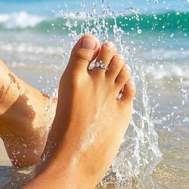 Alphm 925 Sterling Silver Turtle Toe Ring for Women Adjustable Open Turtle Ring Summer Foot Jewelry