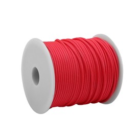 Fafeims 50M 2mm Speargun Reel Line Wear Spearfishing Line Heavy Duty All-Purpose Utility Cord (Red)
