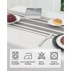 Xiazhilaio Waterproof Rectangle Tablecloth 60" x 102",Modern Striped Table Cover