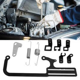 Throttle Cable Assembly Kit, Carburetor Throttle Cable Bracket 304147 Gearbox Throttle Linkage Kit for 700R4 Transmission