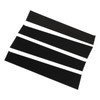 4pcs Black Pillar Posts Door Trim B Pillar Posts Door