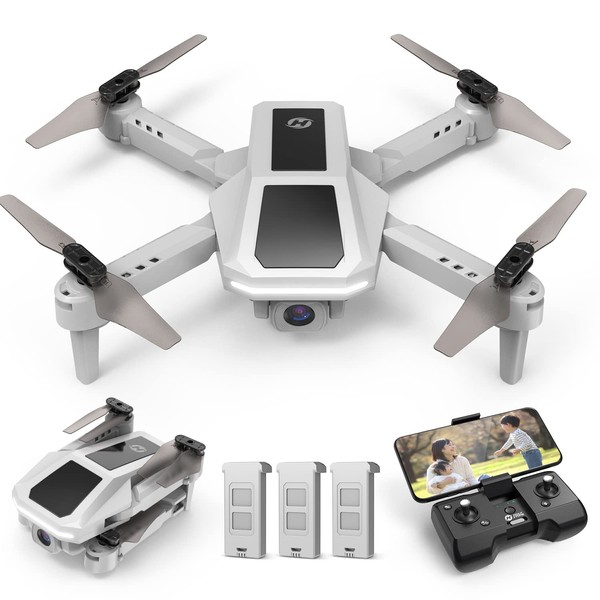 Holy Stone HS430 Drone with Camera Less Than 3.5 oz (100 g), No Request Required, For Kids, Toys, Small, 1080P Camera, 39 Minutes of Flight Time, Toy Drone, Folding, For Beginners, For Kids, Hand Toss Take-Off, High Speed Swivel, Headless Mode, Altitude 
