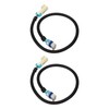 2Pcs 24in O2 Sensor Header Extension Wire Harness Replacement for
