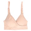 Nursing Bra Front Top Buckle Widened Flanks Four Row Buckle