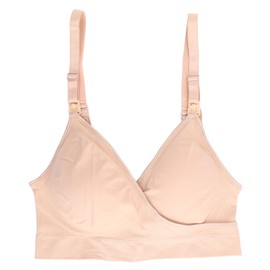 Nursing Bra Front Top Buckle Widened Flanks Four Row Buckle Breastfeeding Bra for Pregnant Women M