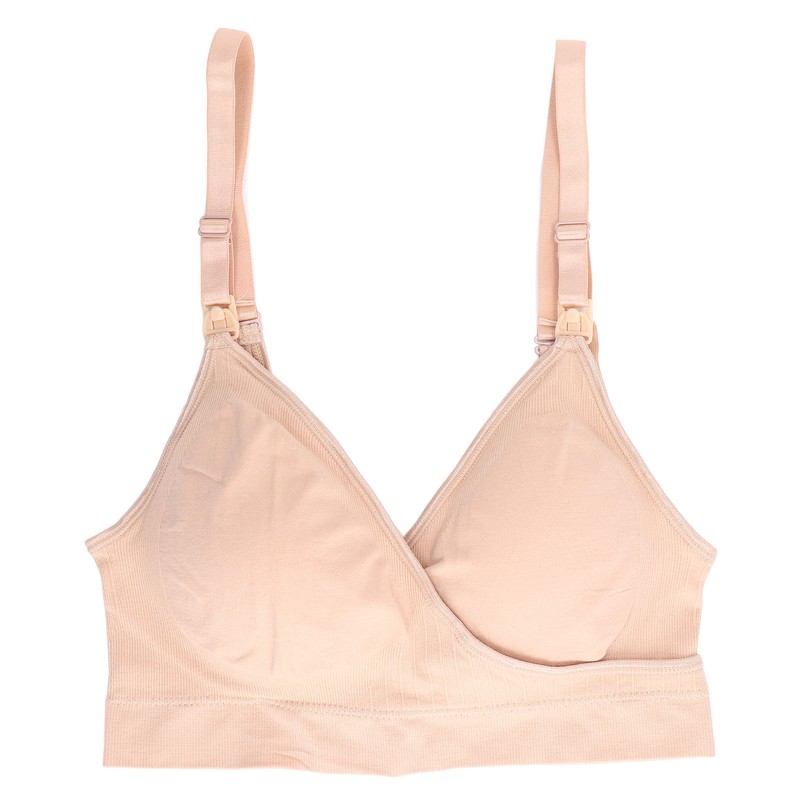 Nursing Bra Front Top Buckle Widened Flanks Four Row Buckle