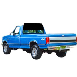 AUTOTEK Precut Windows Tint Film Rear Windshield Cars Sun Blocking Protection Privacy Anti Shatter Glass 2 Ply Computer Cut Any Tint Shade for Ford F150 Regular Cab 1992-1996