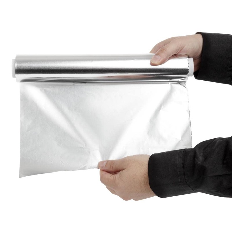 Vogue Aluminium Foil 11 1/2"/290mm x 250'/75m With Serrated Cutting