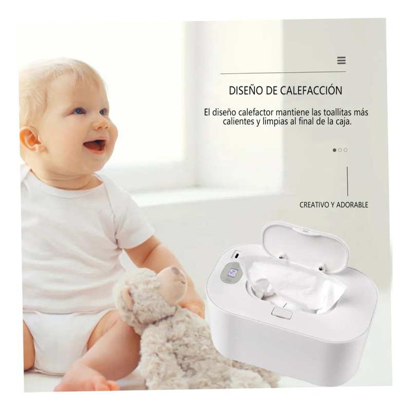 Calentador De Toallitas Húmedas Led Termostato Para Bebés