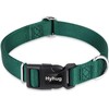 Hyhug Design Classic Basic Nylon Dog Collar, Can Install Dog