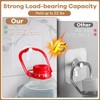22 Pcs Drill Free Adhesive Wall Hooks, 20 lb Capacity