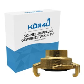 kör4u Quick Coupling 1/2 Inch Female Thread Brass