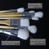 GACDR Blending Brushes for Acrylic Painting,7 Pieces Versatile Gilding Brush