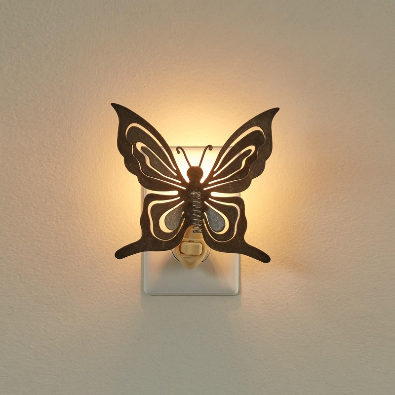 Park Designs Butterfly Night Light 5.25" H