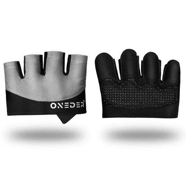 JINGCHUAN Grip Women / Men Sports Gloves, 3mm Padding Gym Weightlifting Gloves, Pot Bell, Improving Pullusion, Rowing, Cross Training Gloves, WOD, Yoga and Gymnastics Gloves for Men and Women, No Calluses