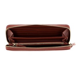 Coccinelle Tassel Leather Wallet 19 cm, zimt
