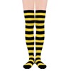 American Trends Thigh High Socks for Women Striped Socks Tube