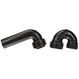 Geberit - Odour trap made of PE, dn 50/50 input from above, horizontal output, 152 039 161