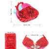 Realistic Anatomy Heart Acetate Hair Claw Clip,Red Heart Claw Clip