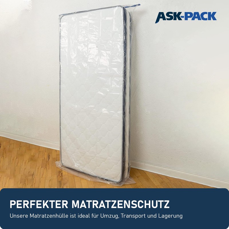 ASK Pack Mattress Protector Covers with Anchor Zip - Sizes
