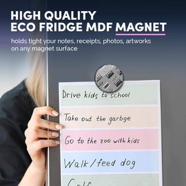 1 x Round MDF Magnet - Retro Cassette Tape Music 42406