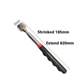 SOVYOULIVE 16bs Magnetic Telescoping Pick Up Tool for Small Metal Tools Extends from 7 to 185-820mm (Black)