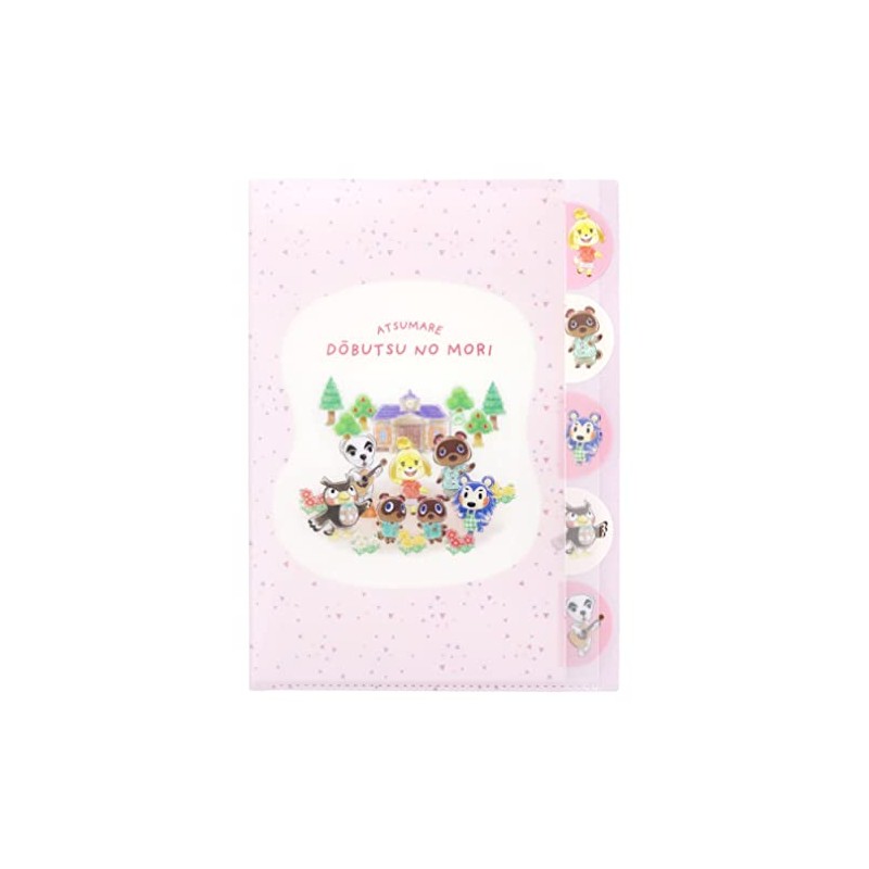 Sunstar Stationery Atsume Animal Crossing, Clear File, Die Cut, A4,